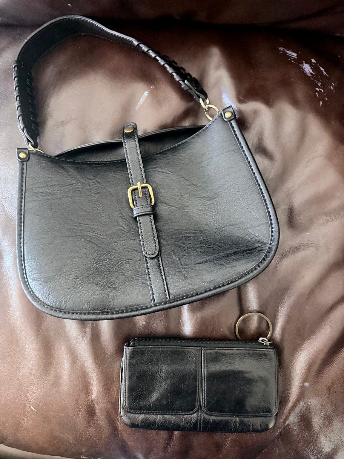 CUSTOM DUO: Painted Shoulder Bag + Wallet